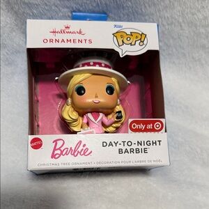 Funko Pop Barbie Day-to-Night Ornament in Pink and White